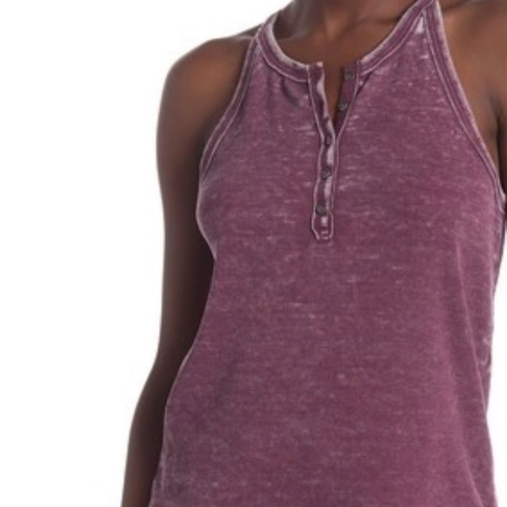 SUSINA
Ribbed Henley Swing Tank